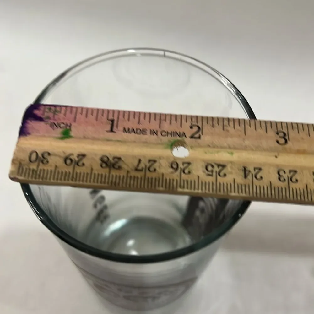 2 Gingers Irish Whiskey Highball Glass 6 1/4 In Tall 3 In Round Clear Brown 16